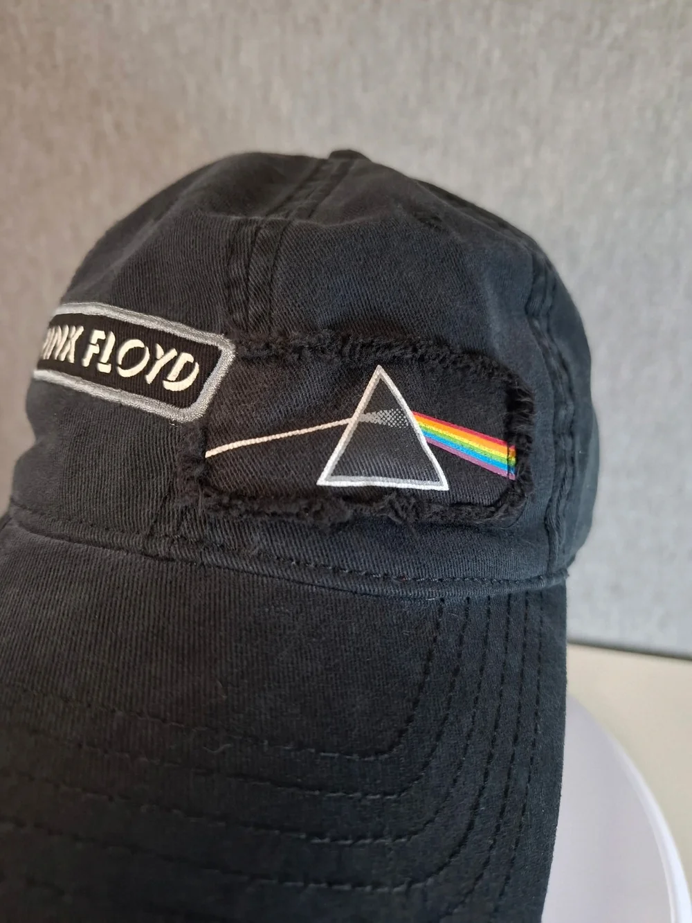 Pink Floyd Black Baseball Cap with Prism Patch - Picture 2 of 9
